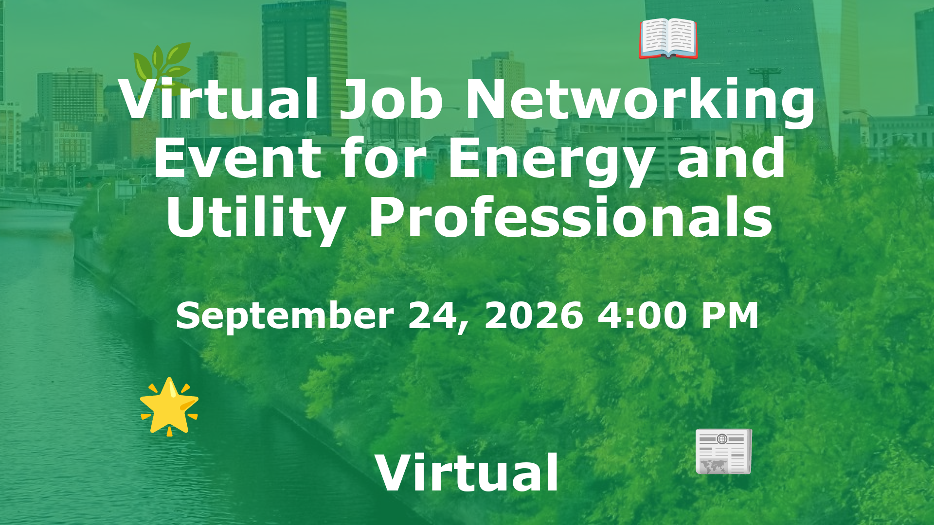 Virtual Job Networking Event for Energy and Utility Professionals event image